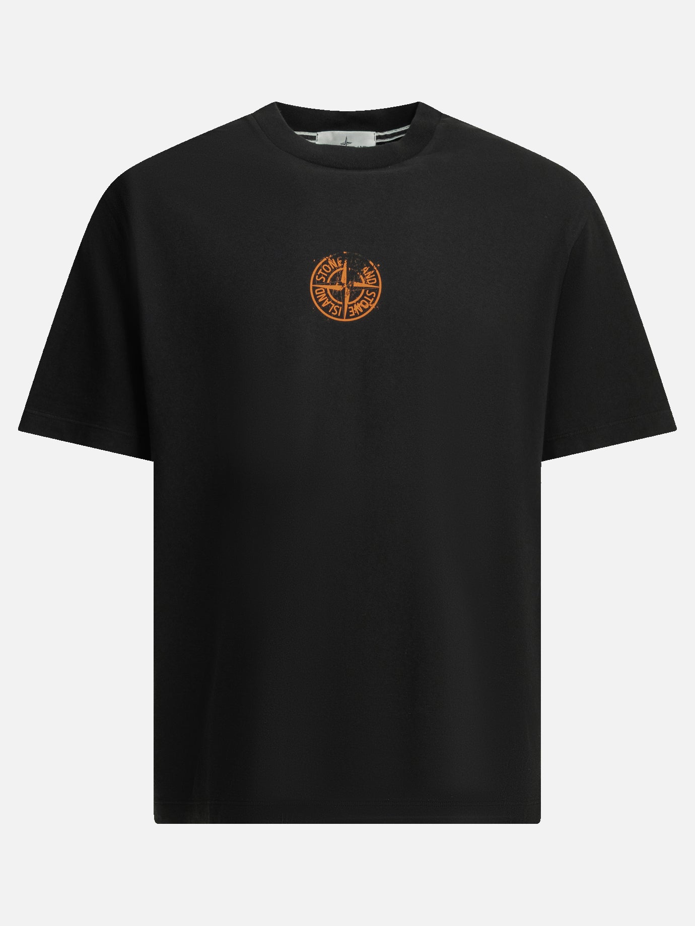 Crewneck t-shirts Logo  Black - Stone Island Men | PDP | VIETTI Online Store | Zoom-Modal
