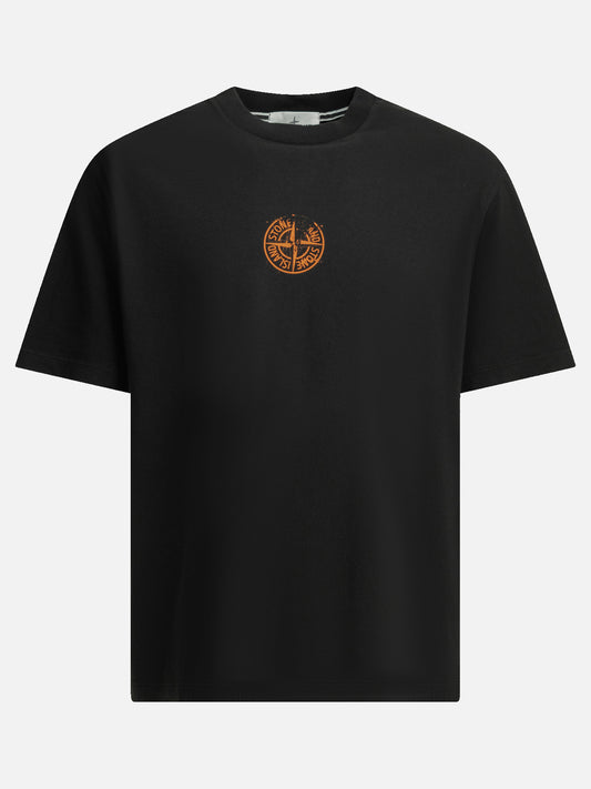 Crewneck t-shirts Logo  Black - Stone Island Men | PLP | VIETTI Online Store 
