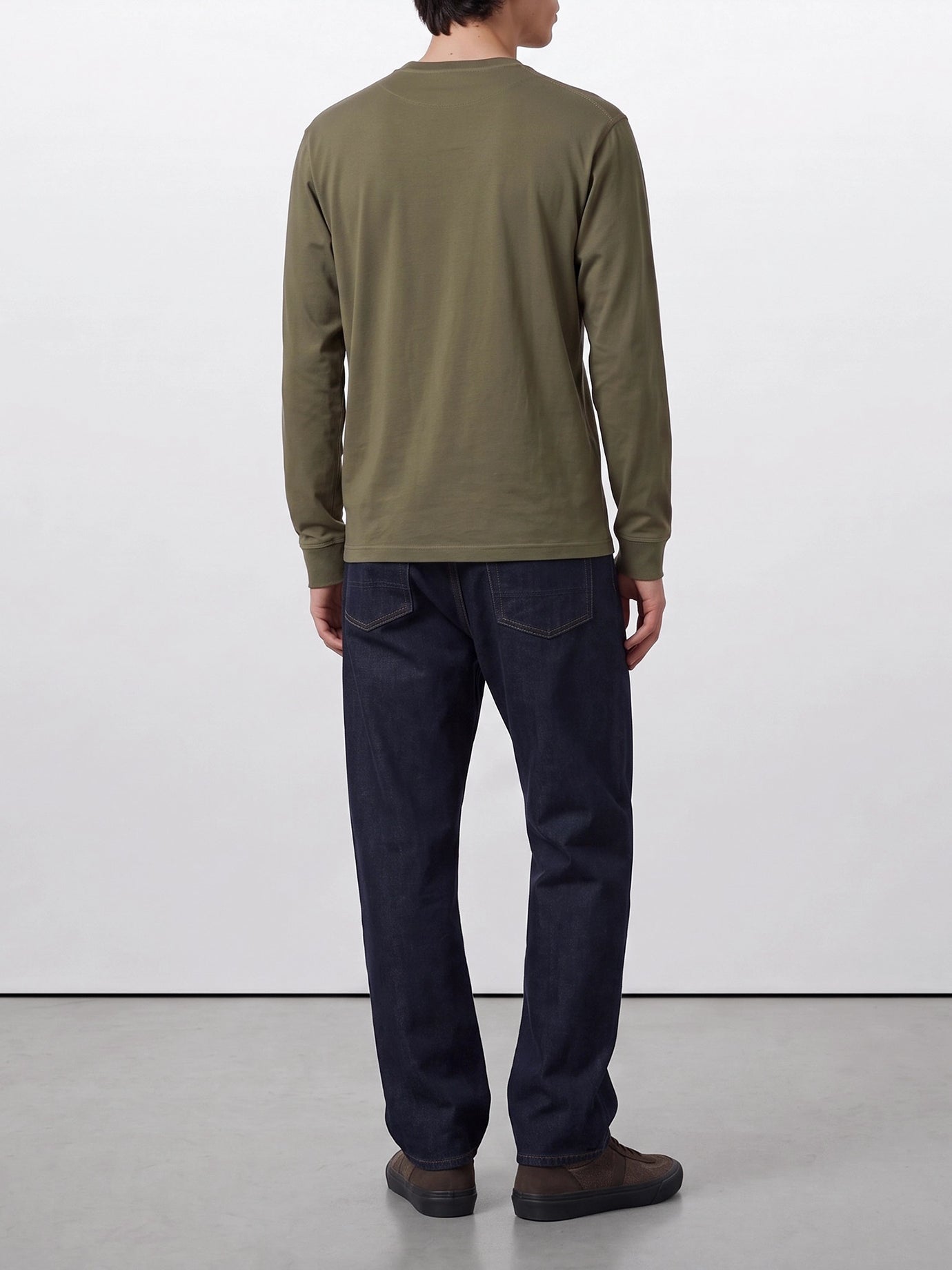 Crewneck t-shirts Logo  Green - Stone Island Men | PDP | VIETTI Online Store | thumbnail_3