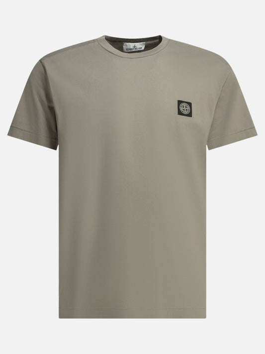 Crewneck t-shirts Logo  Grey - Stone Island Men | PLP | VIETTI Online Store 
