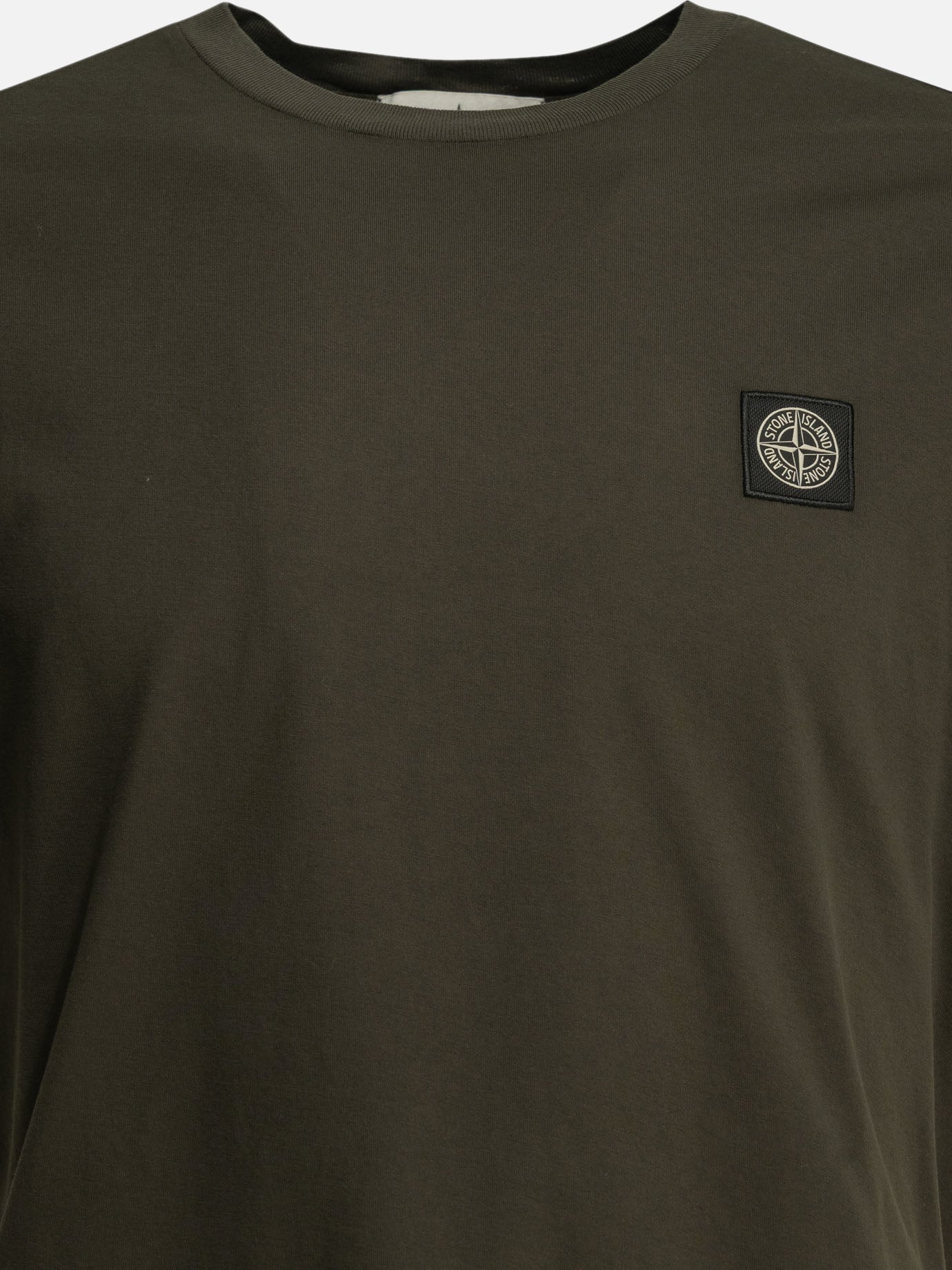 Crewneck t-shirts Logo  Grey - Stone Island Men | PDP | VIETTI Online Store | Zoom-Modal_3
