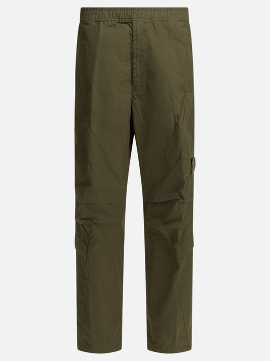 Cargo & parachute trousers Logo  Green - Stone Island Men | PDP | VIETTI Online Store 
