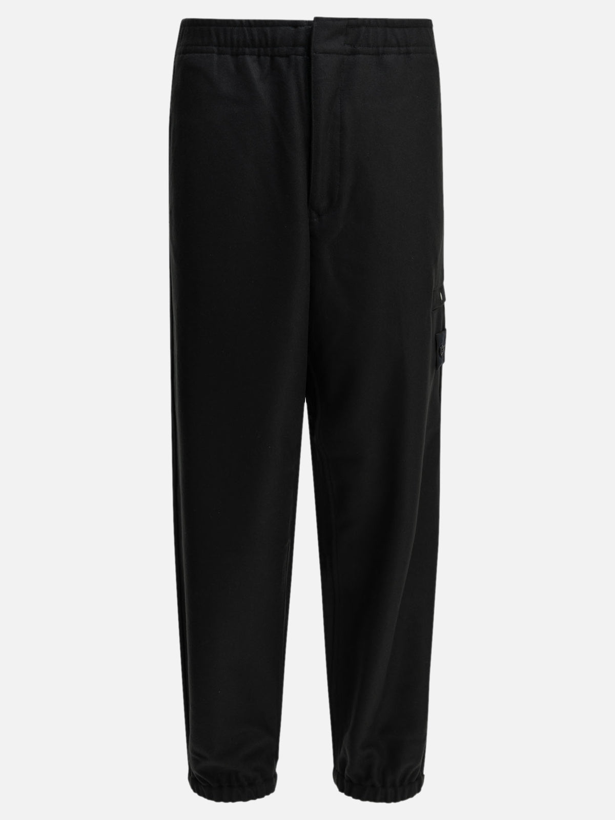 Stone Island Casual wool flannel pants Blue - VIETTI