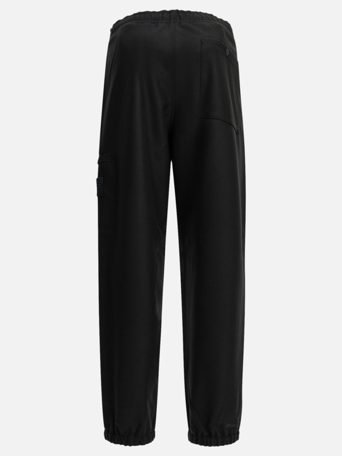 Stone Island Casual wool flannel pants Blue

