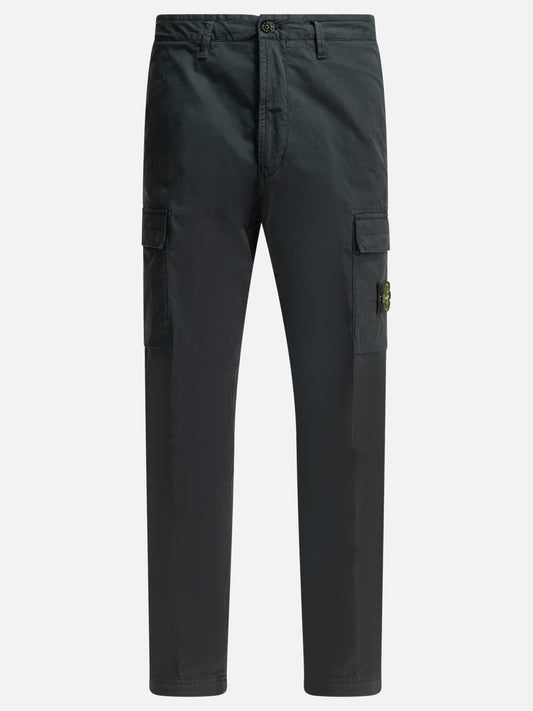 Cargo & parachute trousers Logo  Blue - Stone Island Men | PLP | VIETTI Online Store 
