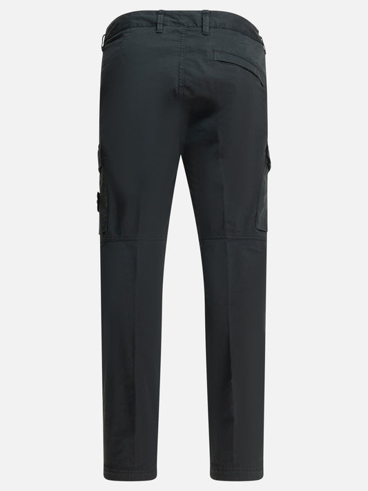 Cargo & parachute trousers Logo  Blue - Stone Island Men | VIETTI Online Store | 2

