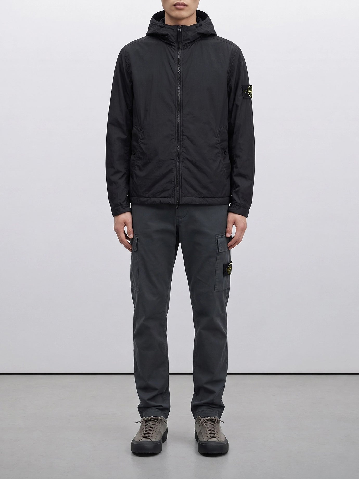 Pantaloni cargo & parachute Logo  Blu - Stone Island Uomo | PDP | VIETTI Online Store | Zoom-Modal_2
