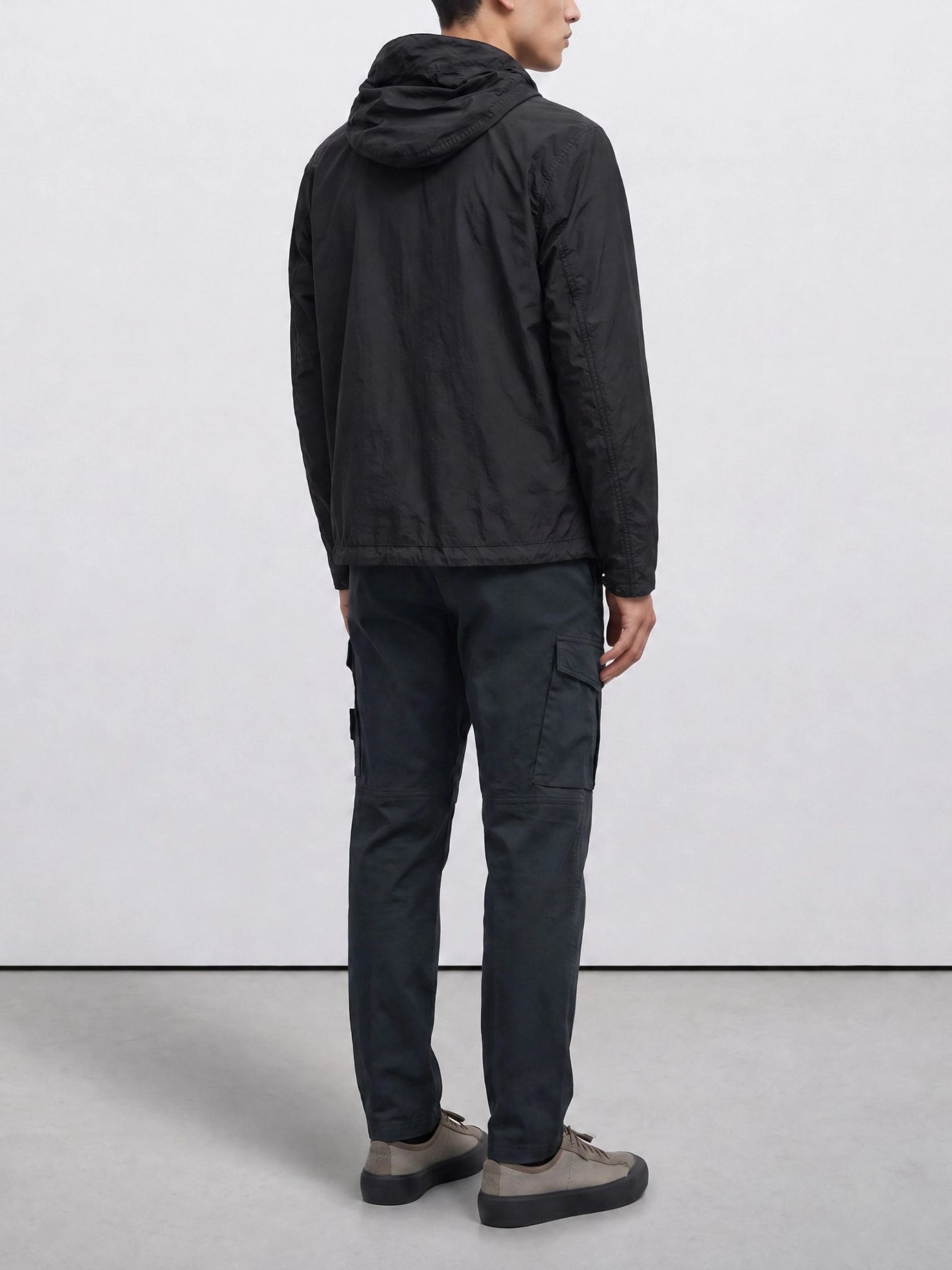 Pantaloni cargo & parachute Logo  Blu - Stone Island Uomo | PDP | VIETTI Online Store | thumbnail_3