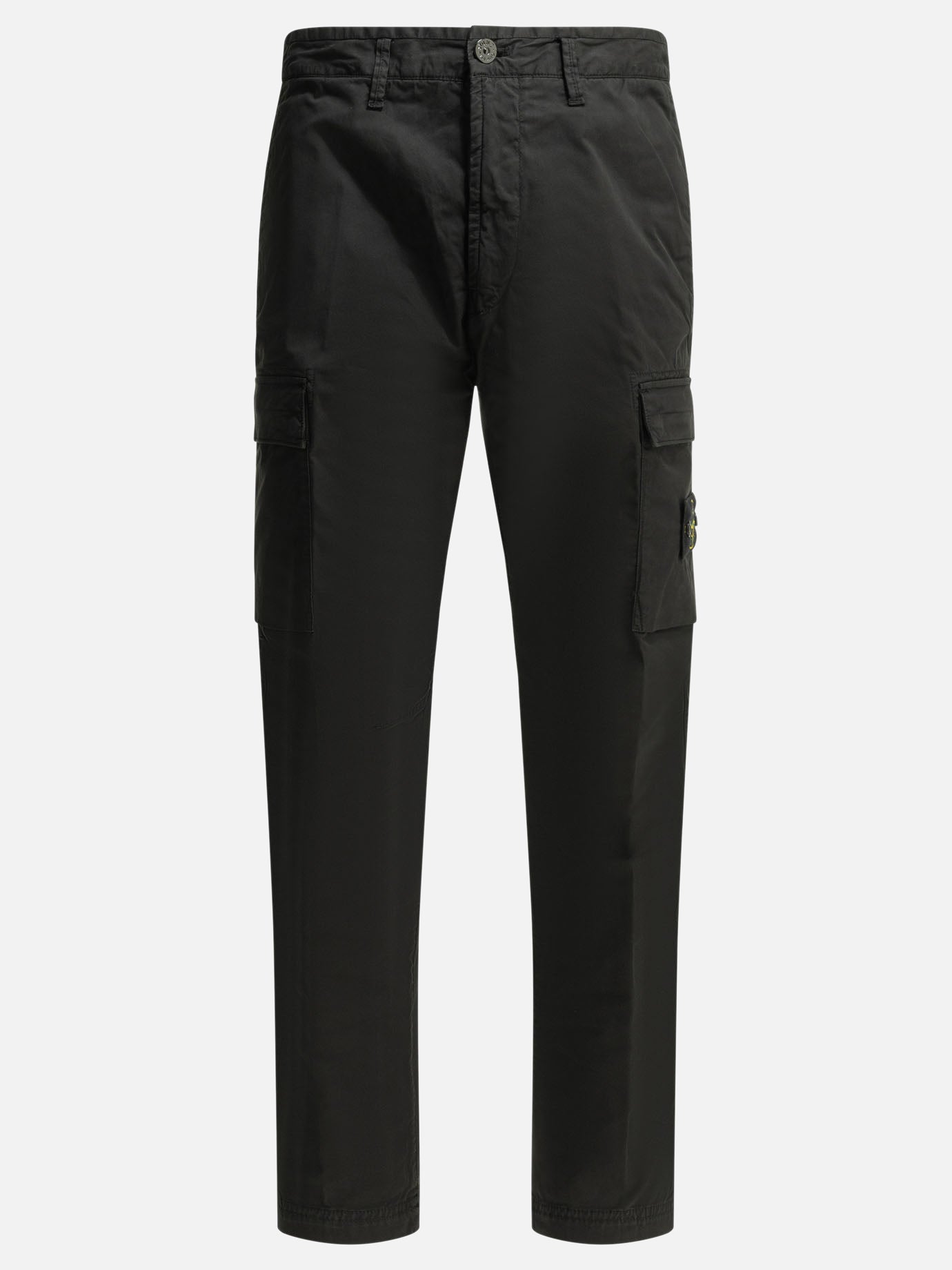 Cargo & parachute trousers Logo  Black - Stone Island Men | PDP | VIETTI Online Store | thumbnail