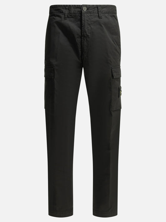 Cargo & parachute trousers Logo  Black - Stone Island Men | PLP | VIETTI Online Store 
