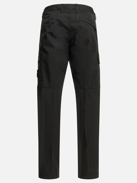 Cargo & parachute trousers Logo  Black - Stone Island Men | VIETTI Online Store | 2
