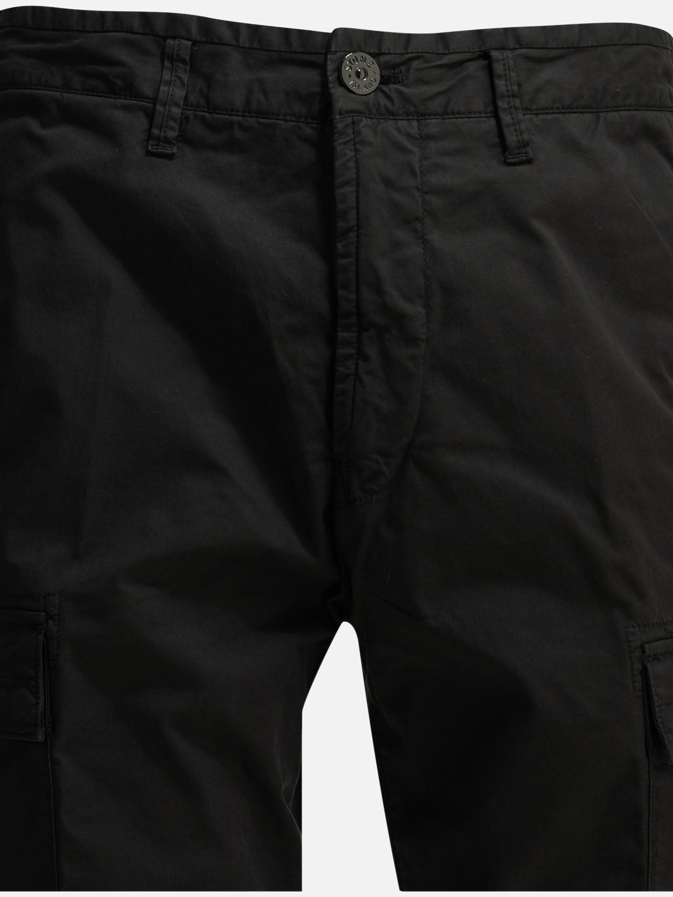 Cargo & parachute trousers Logo  Black - Stone Island Men | PDP | VIETTI Online Store | thumbnail_3