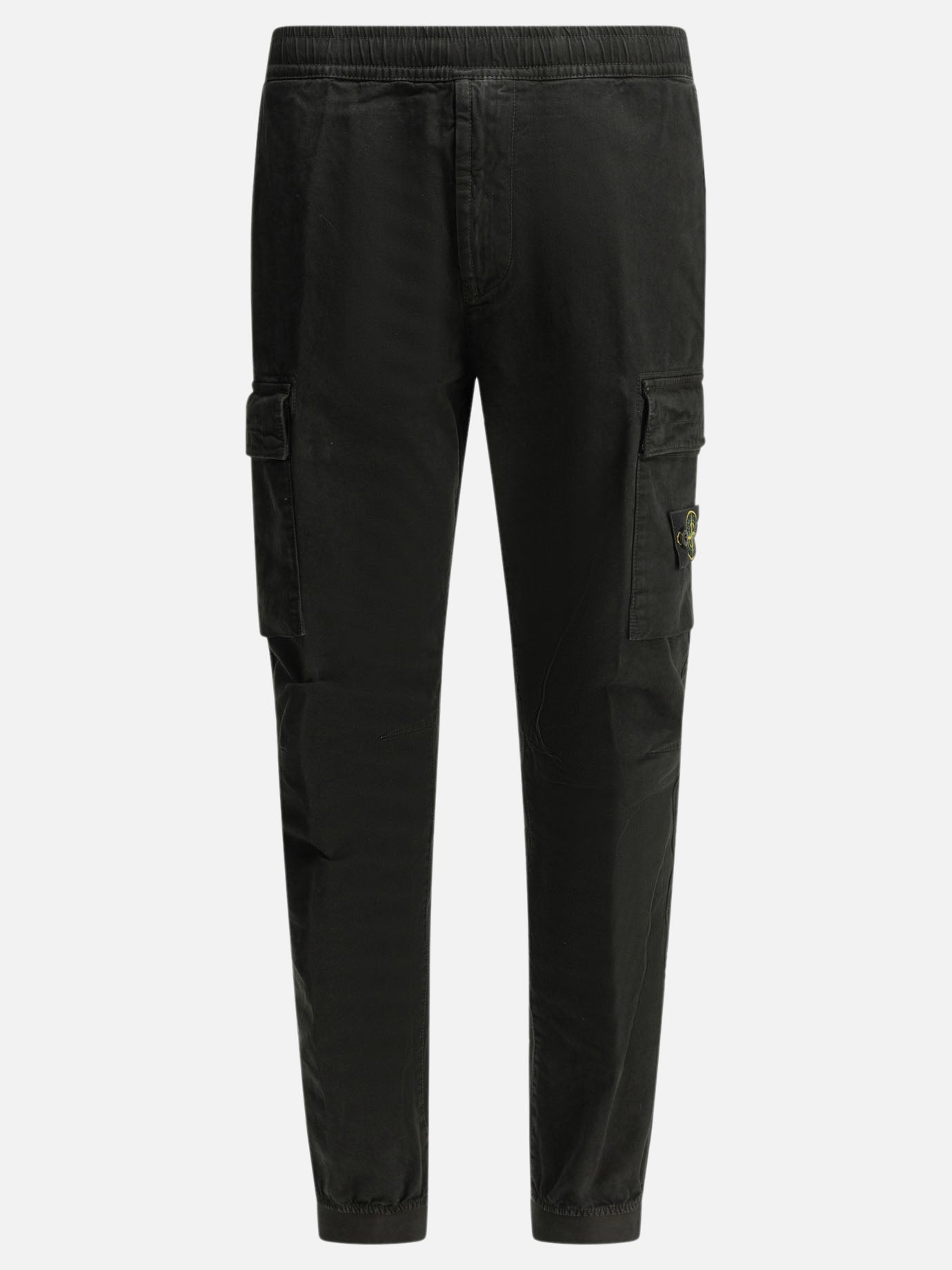 Cargo & parachute trousers Logo  Black - Stone Island Men | PDP | VIETTI Online Store | thumbnail