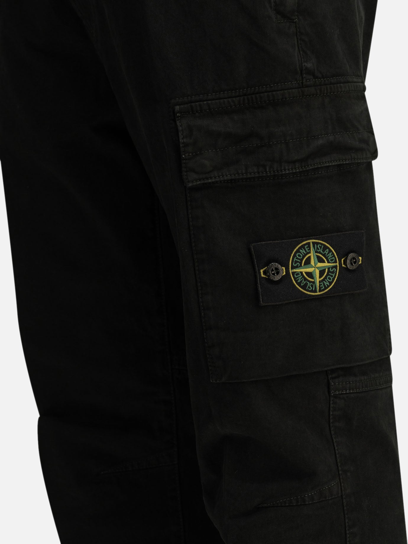 Cargo & parachute trousers Logo  Black - Stone Island Men | PDP | VIETTI Online Store | Zoom-Modal_6
