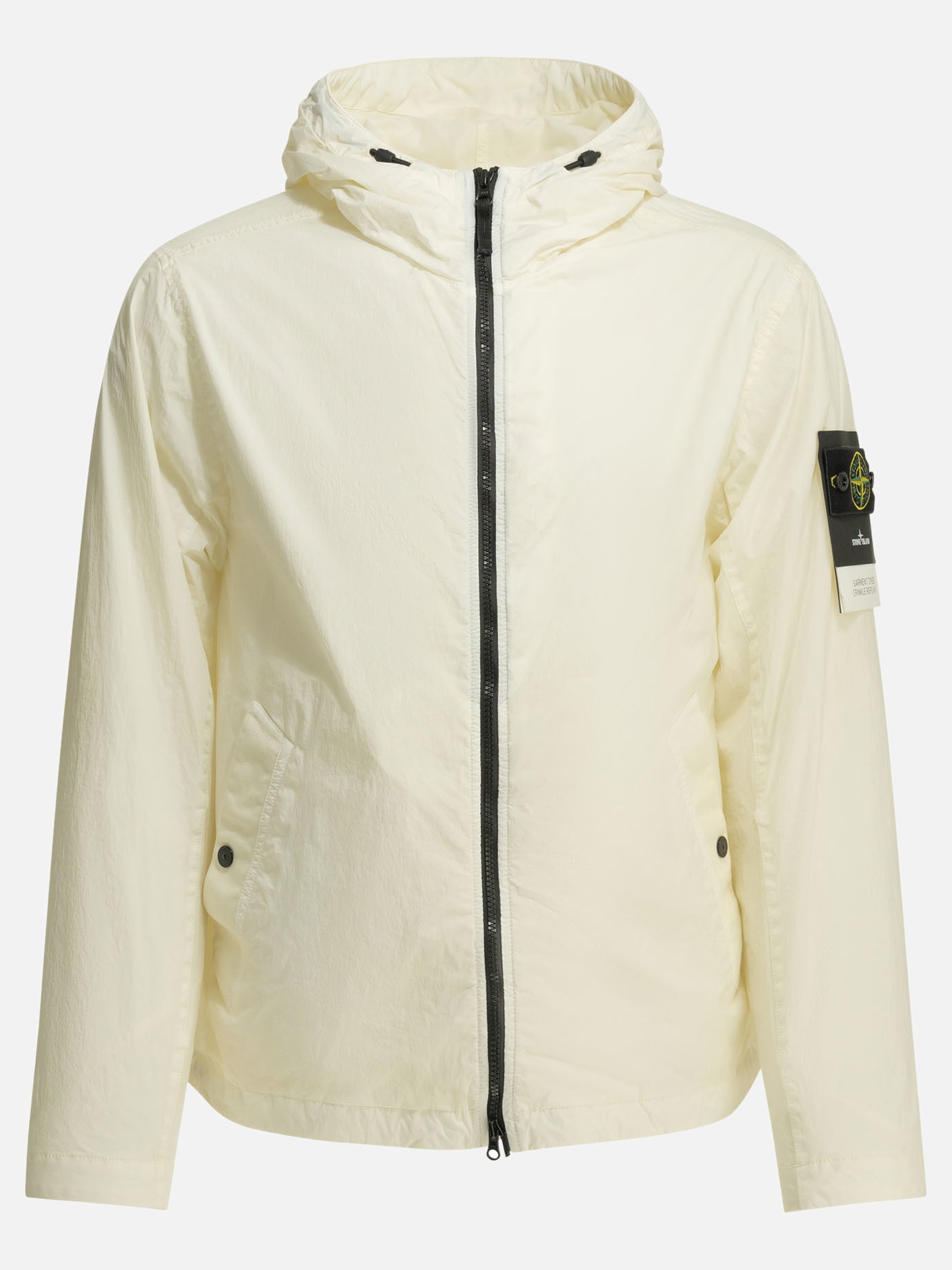 Giacche a vento Logo  Bianco - Stone Island Uomo | PDP | VIETTI Online Store | Zoom-Modal
