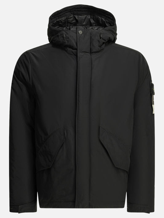 Down jackets Logo  Black - Stone Island Men | PLP | VIETTI Online Store 
