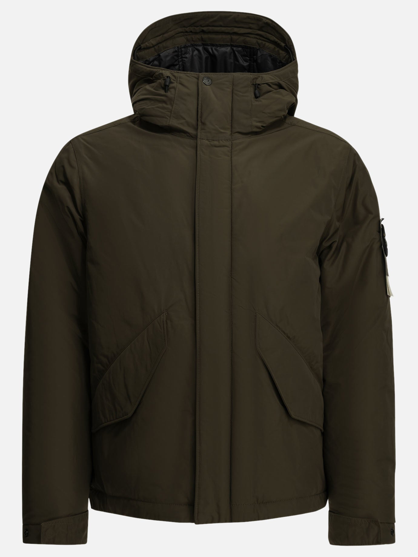 Down jackets Logo  Brown - Stone Island Men | PDP | VIETTI Online Store | Zoom-Modal
