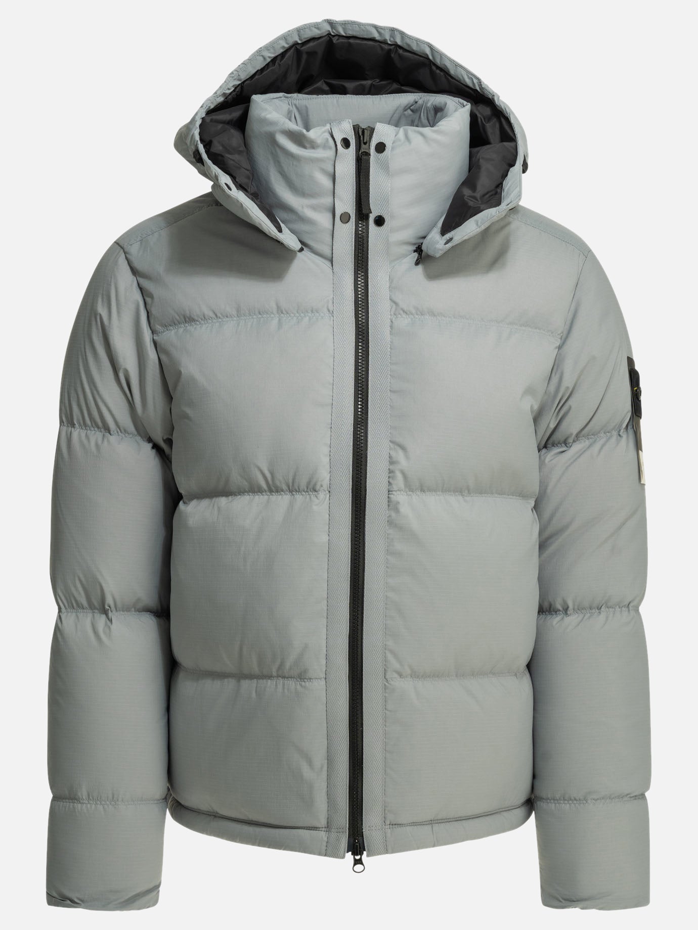 Down jackets Logo  Grey - Stone Island Men | PDP | VIETTI Online Store | thumbnail