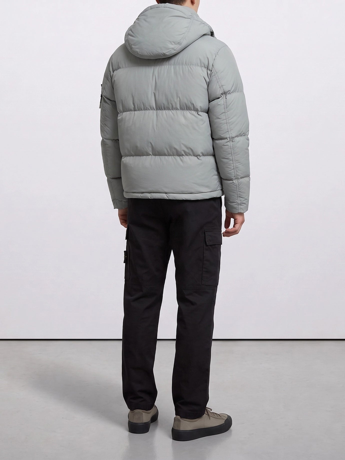 Down jackets Logo  Grey - Stone Island Men | PDP | VIETTI Online Store | Zoom-Modal_3
