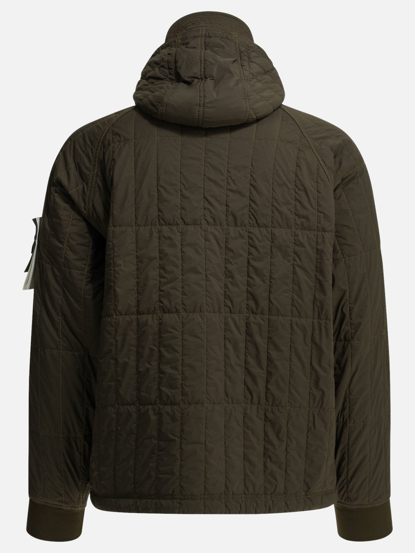 Giacche leggere & Trapuntate Logo  Marrone - Stone Island Uomo | PDP | VIETTI Online Store | thumbnail_2