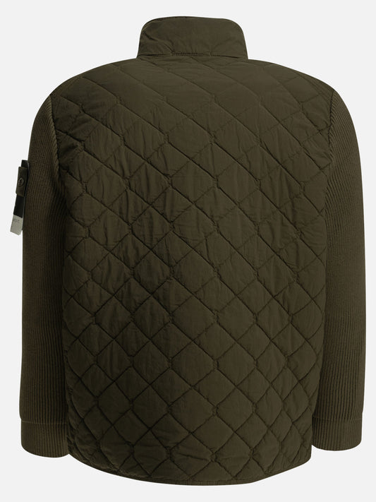 Quilted & Utility Jackets Logo  Green - Stone Island Men | PDP | VIETTI Online Store | 2
