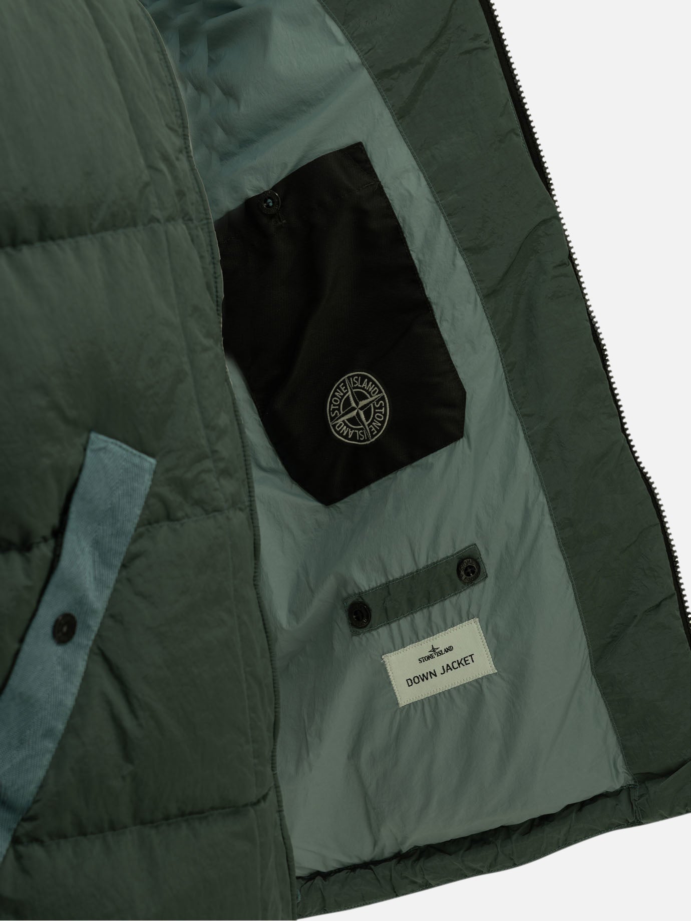 Down jackets Logo  Green - Stone Island Men | PDP | VIETTI Online Store | thumbnail_4