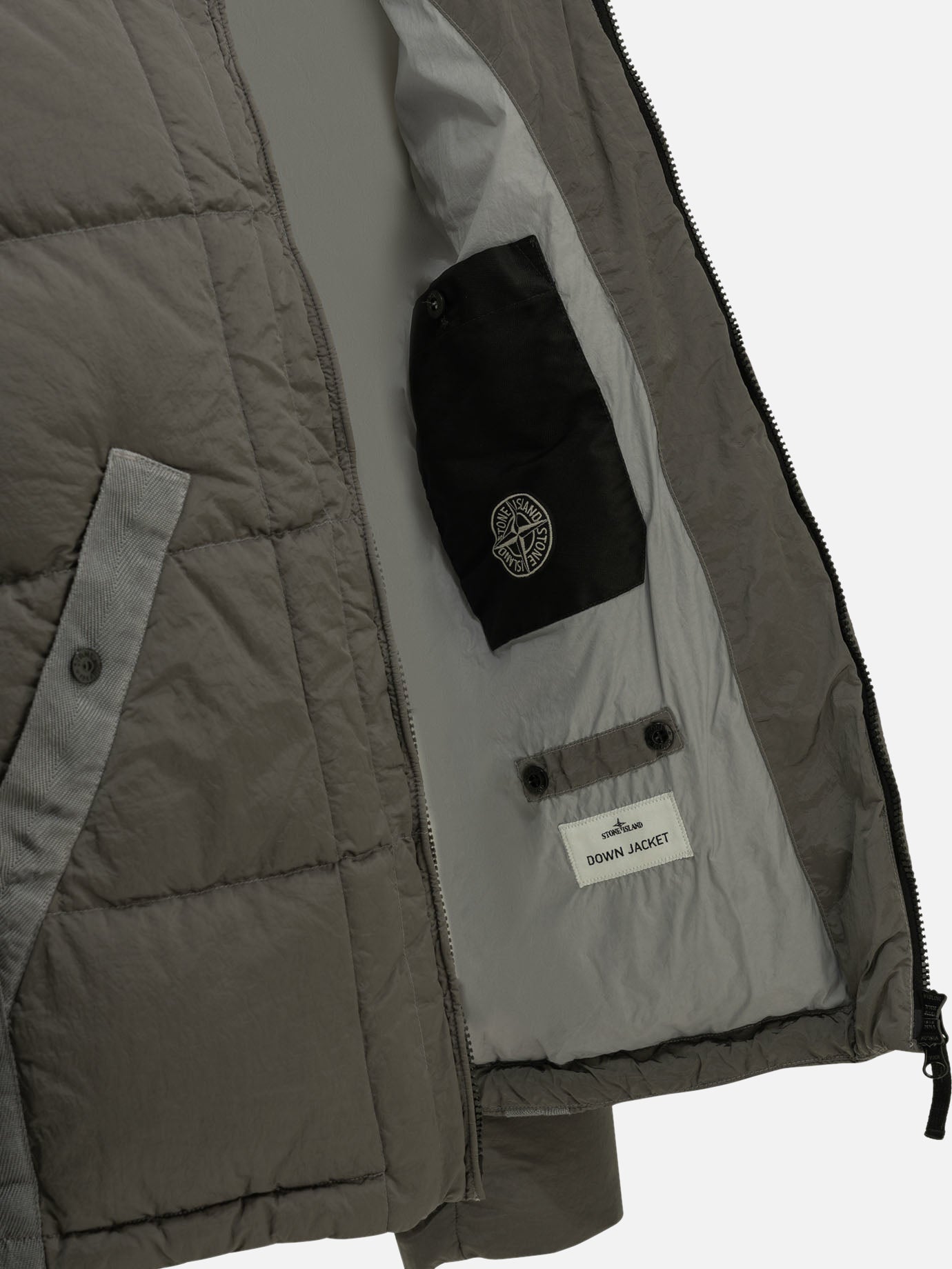 Down jackets Logo  Grey - Stone Island Men | PDP | VIETTI Online Store | thumbnail_6