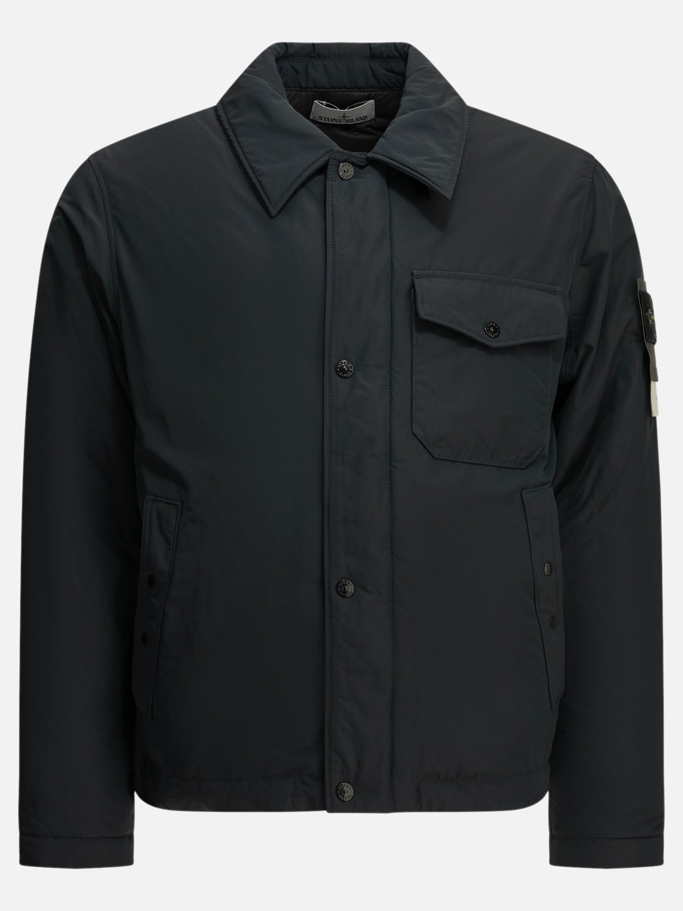 Short coats Logo  Blue - Stone Island Men | PDP | VIETTI Online Store | Zoom-Modal
