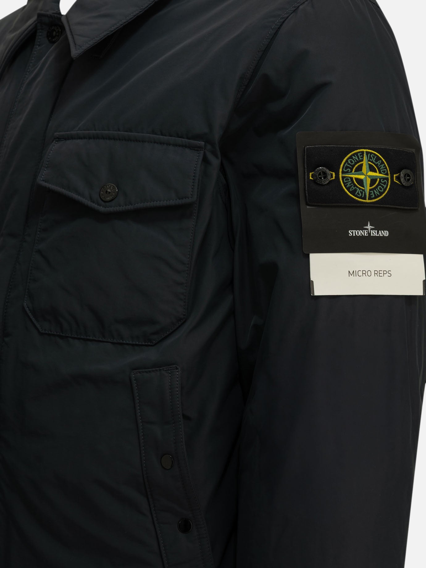 Short coats Logo  Blue - Stone Island Men | PDP | VIETTI Online Store | Zoom-Modal_3

