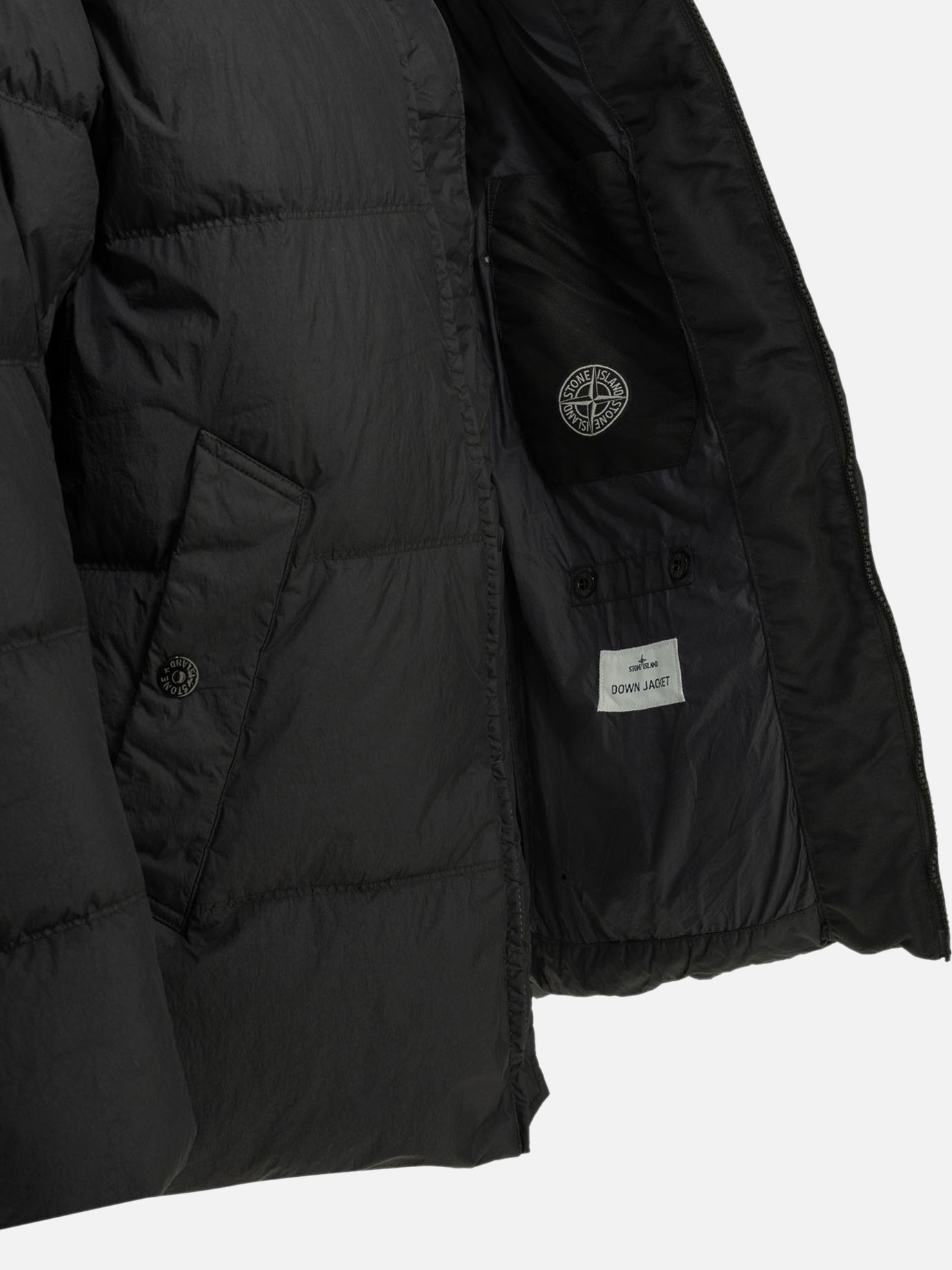 Down jackets Logo  Blue - Stone Island Men | PDP | VIETTI Online Store | thumbnail_4