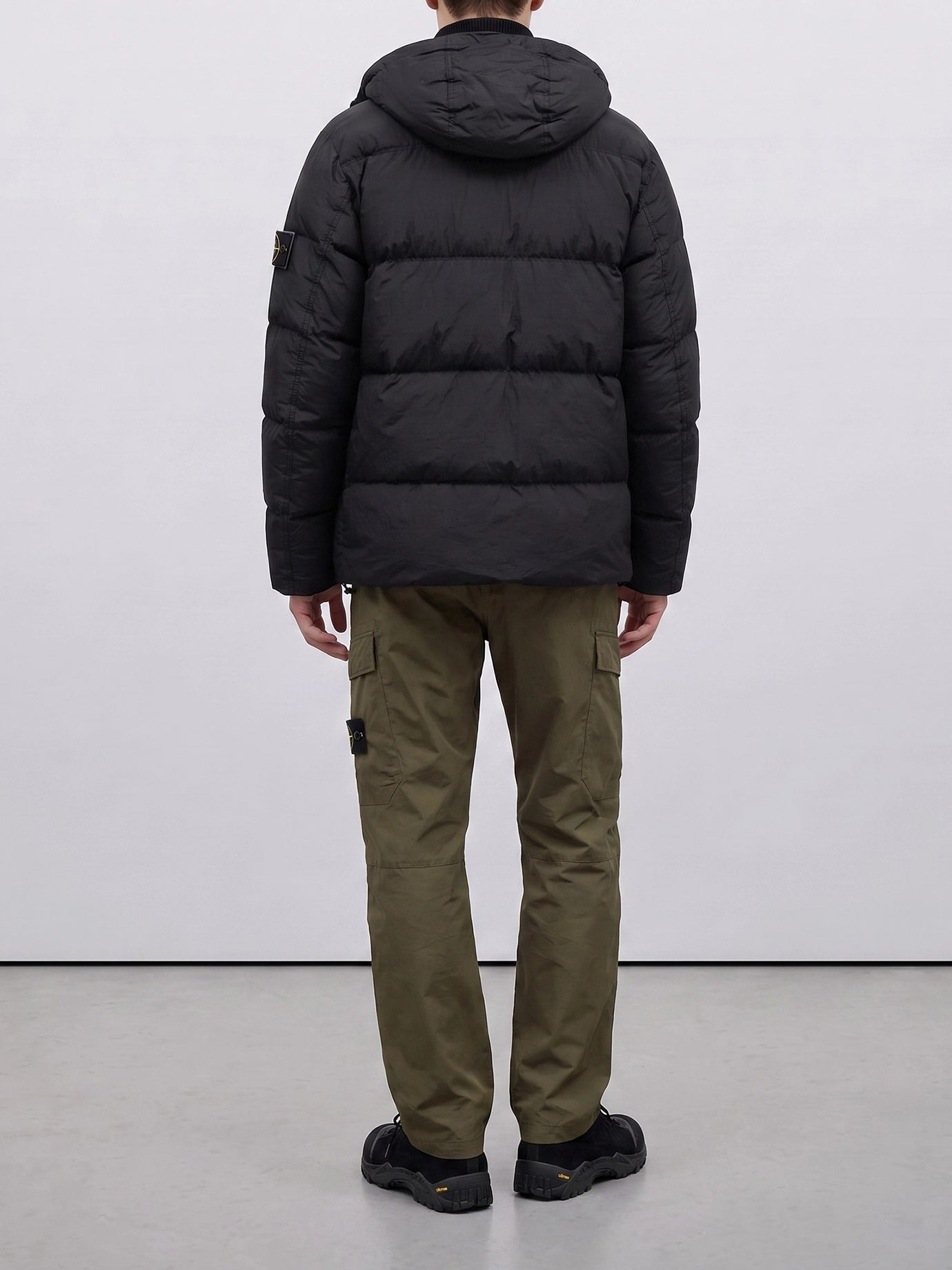 Down jackets Logo  Blue - Stone Island Men | PDP | VIETTI Online Store | thumbnail_3