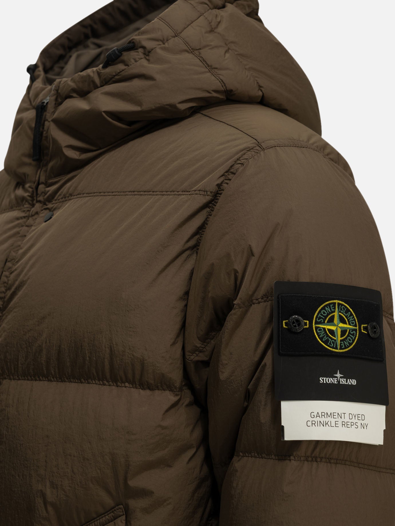 Down jackets Logo  Brown - Stone Island Men | PDP | VIETTI Online Store | Zoom-Modal_3
