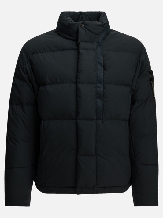 Down jackets Logo  Blue - Stone Island Men | PLP | VIETTI Online Store 
