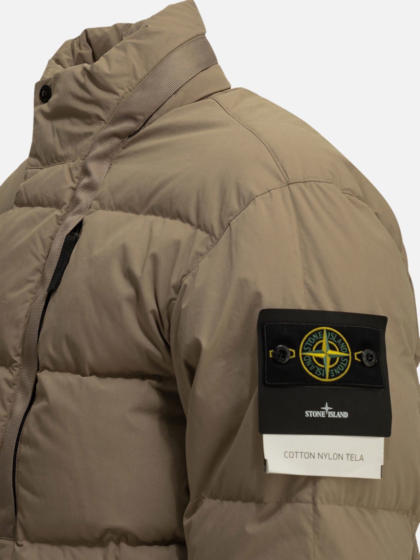 Down jackets Logo  Beige - Stone Island Men | PDP | VIETTI Online Store | Zoom-Modal_3
