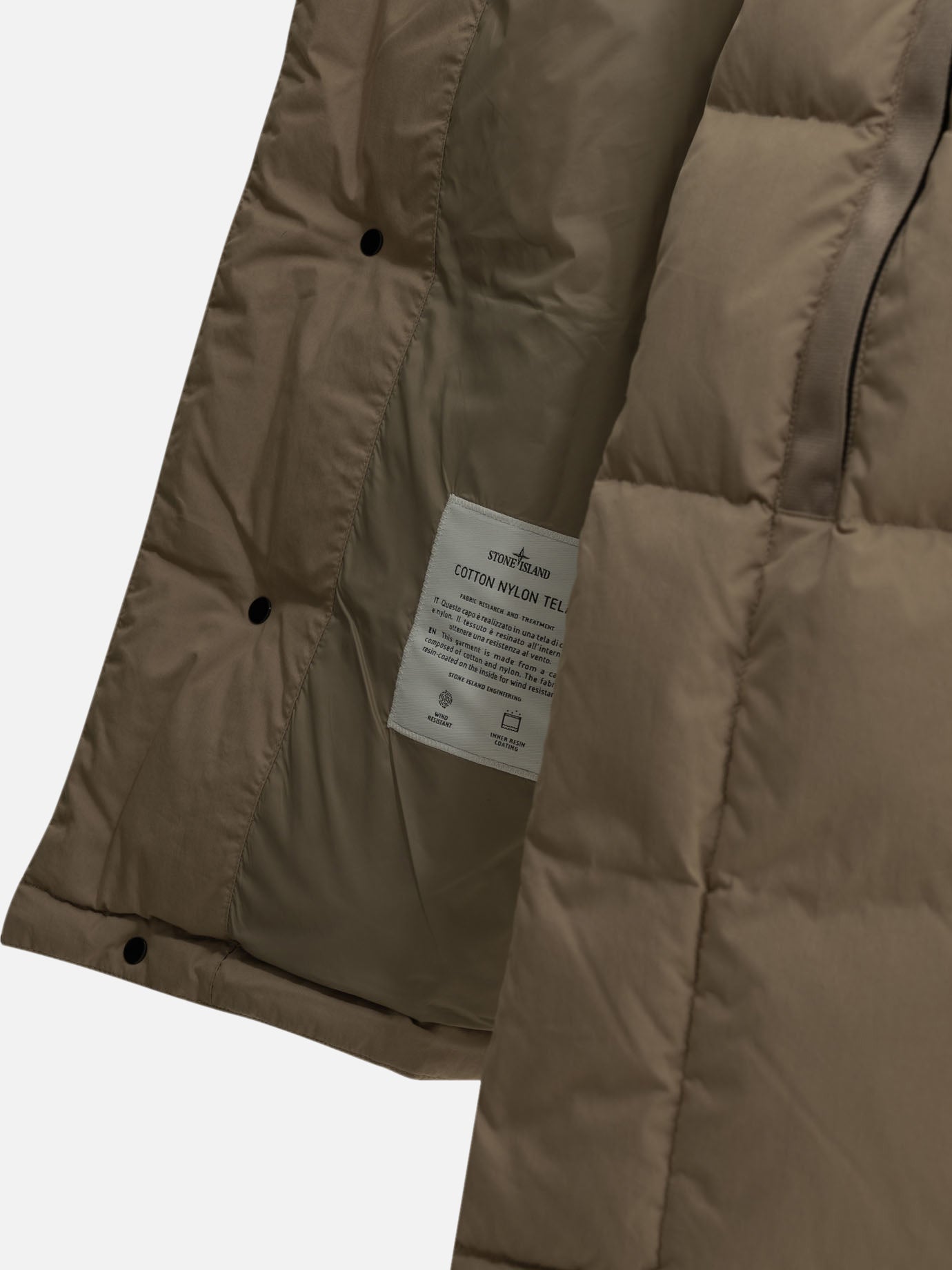 Down jackets Logo  Beige - Stone Island Men | PDP | VIETTI Online Store | thumbnail_4