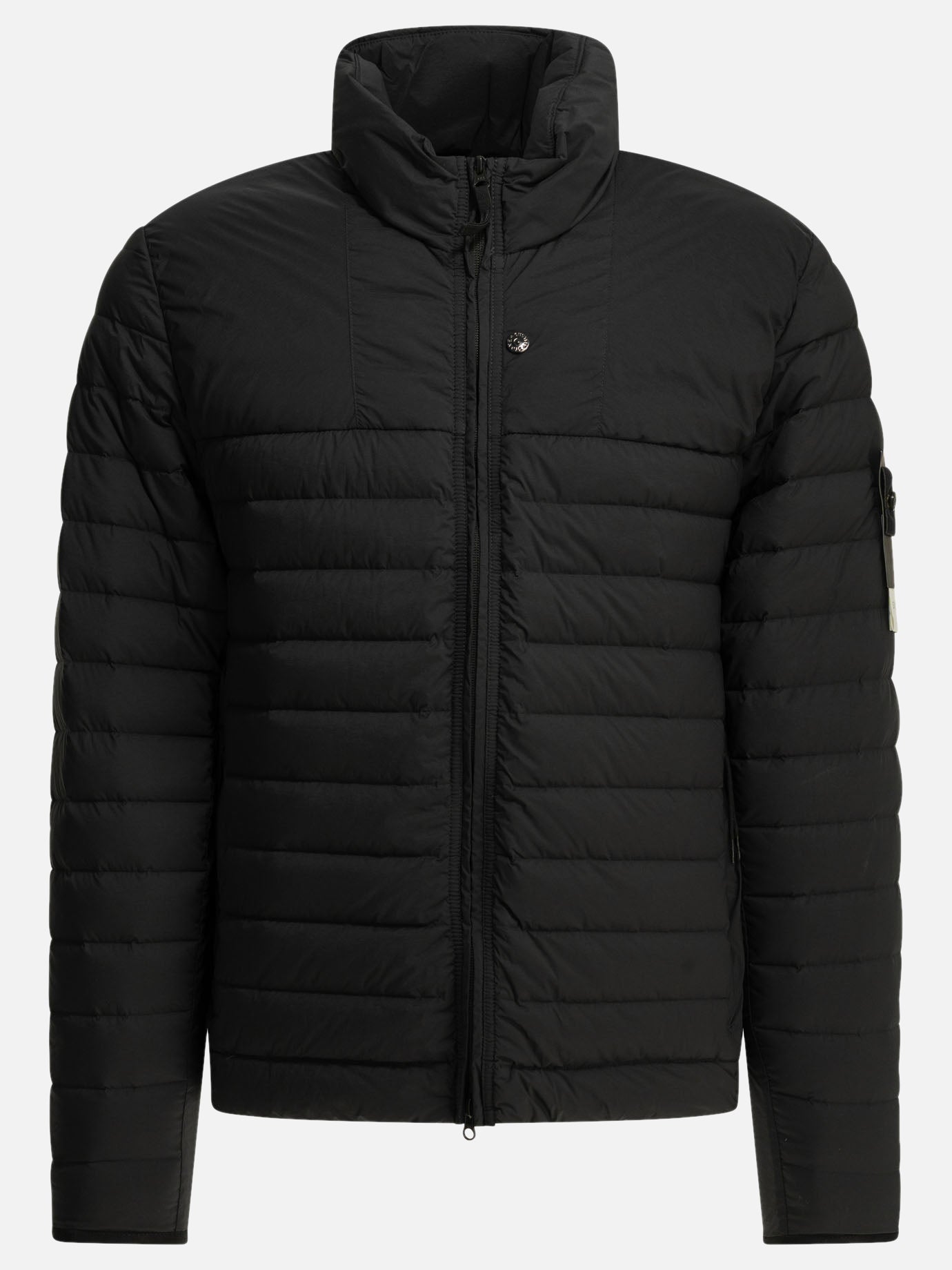 Down jackets Logo  Black - Stone Island Men | PDP | VIETTI Online Store | thumbnail
