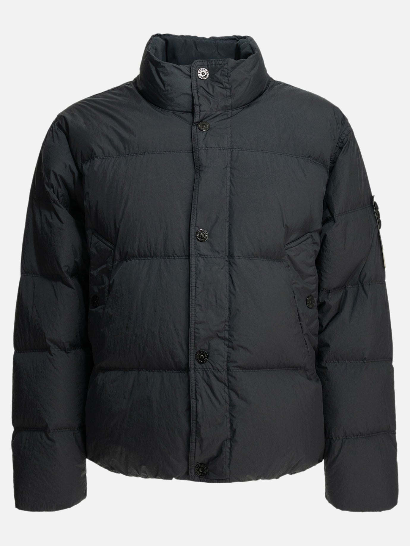 Down jackets Logo  Blue - Stone Island Men | PDP | VIETTI Online Store | thumbnail