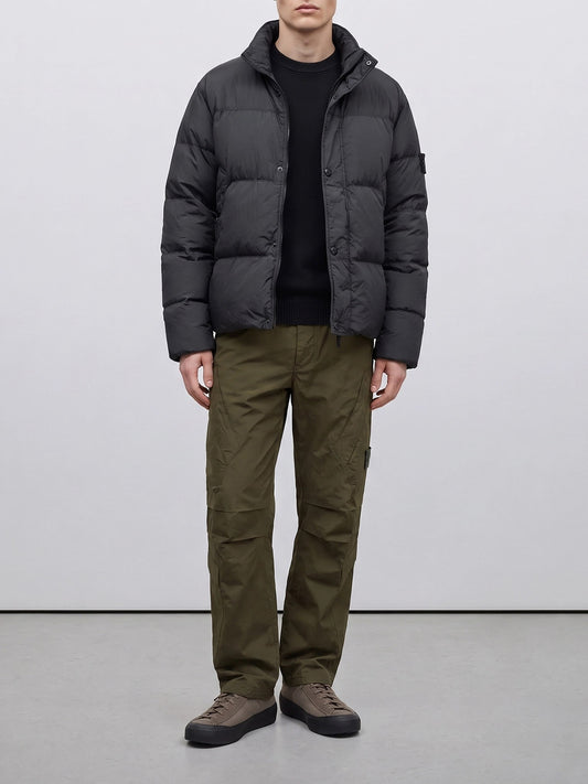 Piumini corti Logo  Blu - Stone Island Uomo | PLP | VIETTI Online Store | 2
