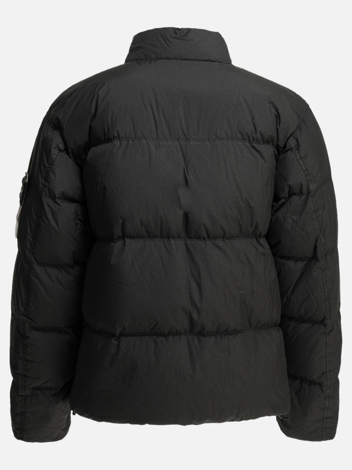 Piumini corti Logo  Nero - Stone Island Uomo | PDP | VIETTI Online Store | thumbnail_2