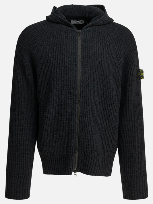 Zipped sweaters Logo  Black - Stone Island Men | PDP | VIETTI Online Store 
