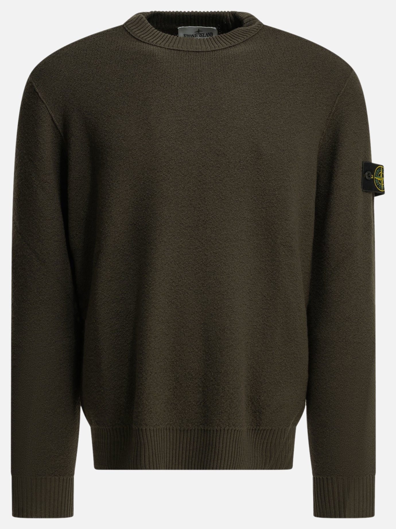 Crewneck sweaters Logo  Grey - Stone Island Men | PDP | VIETTI Online Store | thumbnail