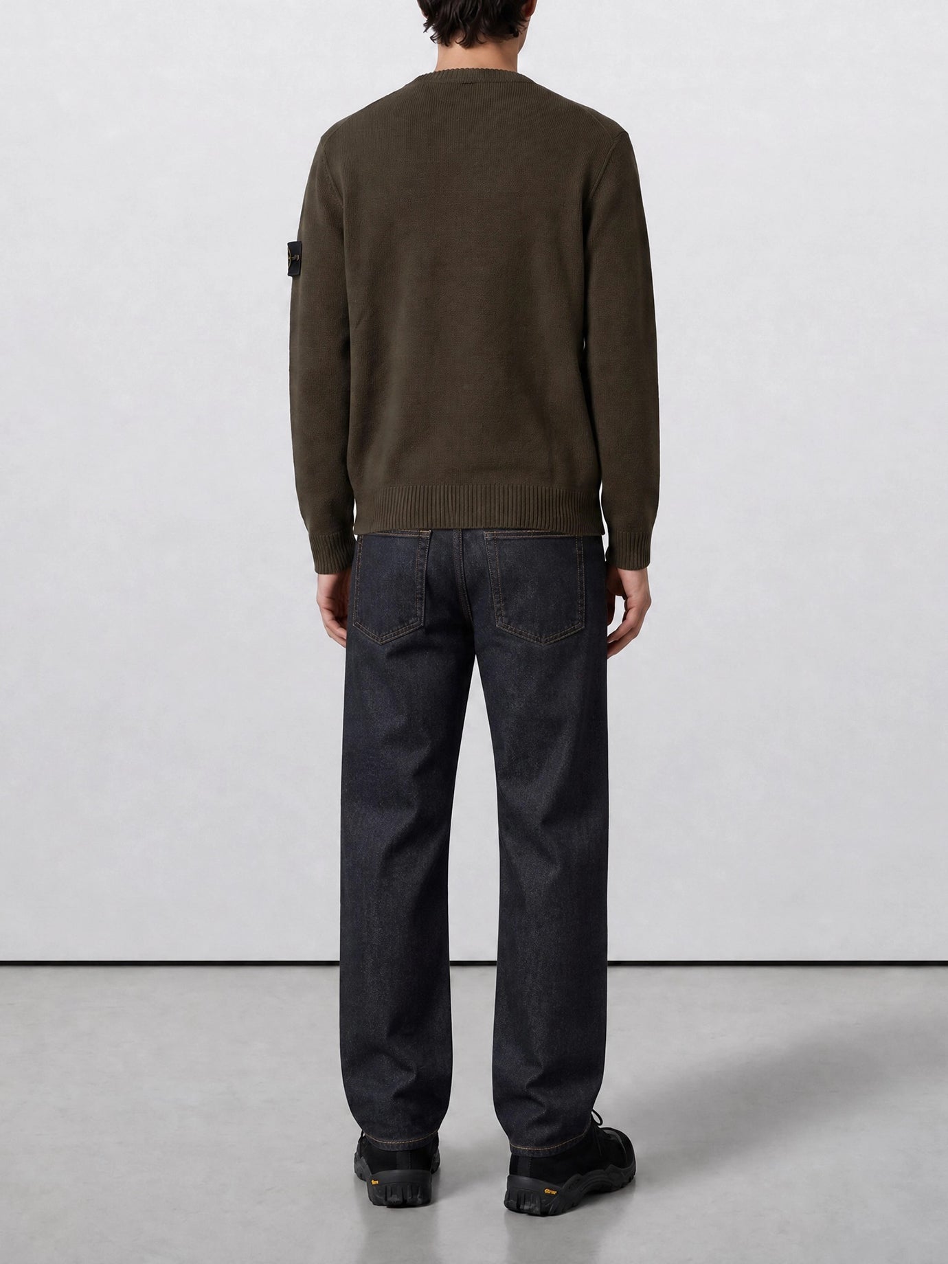 Crewneck sweaters Logo  Grey - Stone Island Men | PDP | VIETTI Online Store | thumbnail_3
