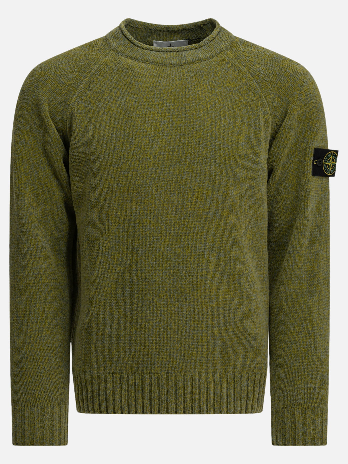 Crewneck sweaters Logo  Green - Stone Island Men | PDP | VIETTI Online Store | thumbnail