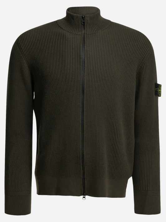 Zipped sweaters Logo  Grey - Stone Island Men | PDP | VIETTI Online Store 
