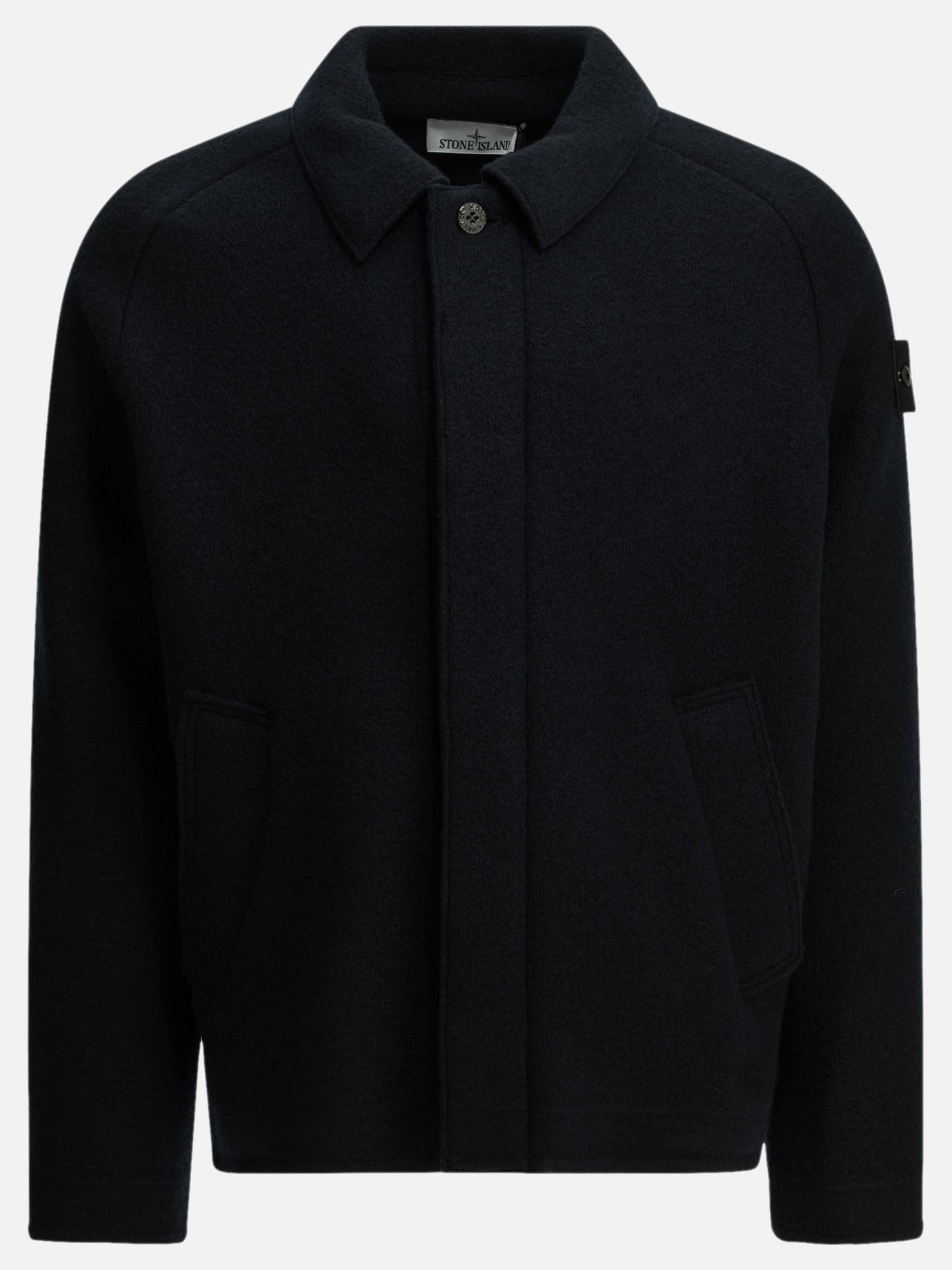 Cardigans Logo  Blue - Stone Island Men | PDP | VIETTI Online Store | Zoom-Modal
