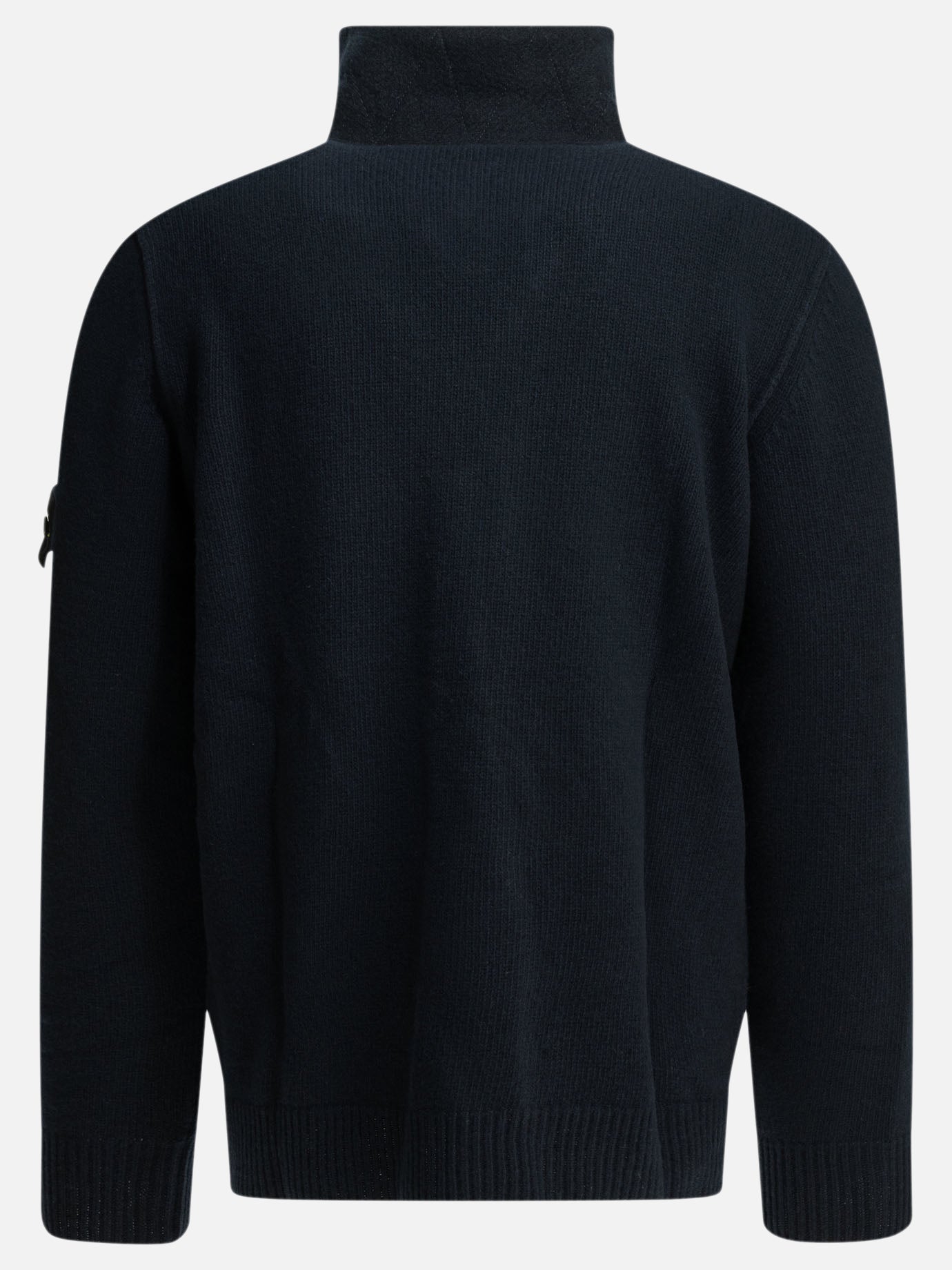 Cardigan Logo  Blu - Stone Island Uomo | PDP | VIETTI Online Store | thumbnail_4