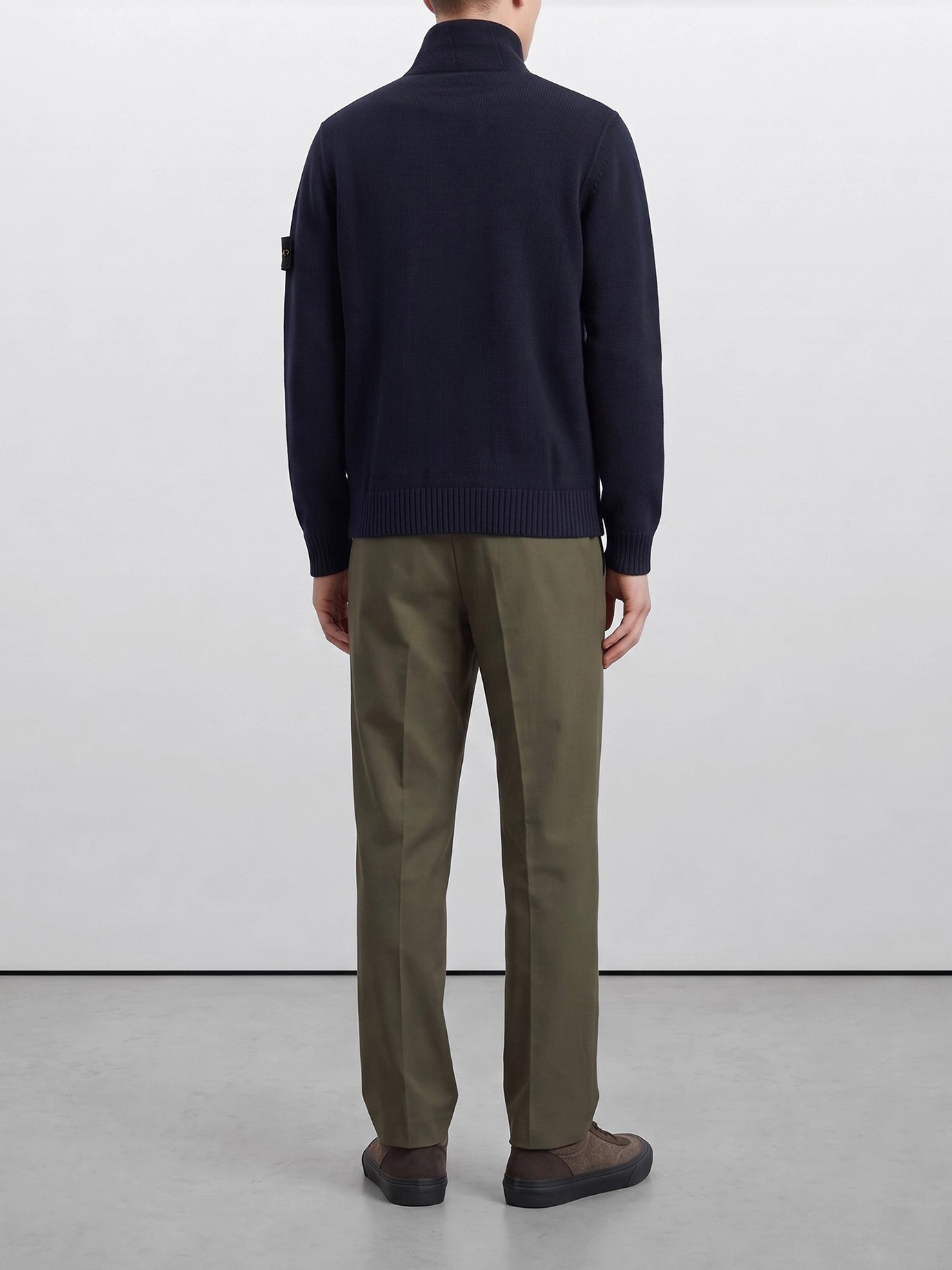 Cardigan Logo  Blu - Stone Island Uomo | PDP | VIETTI Online Store | Zoom-Modal_3
