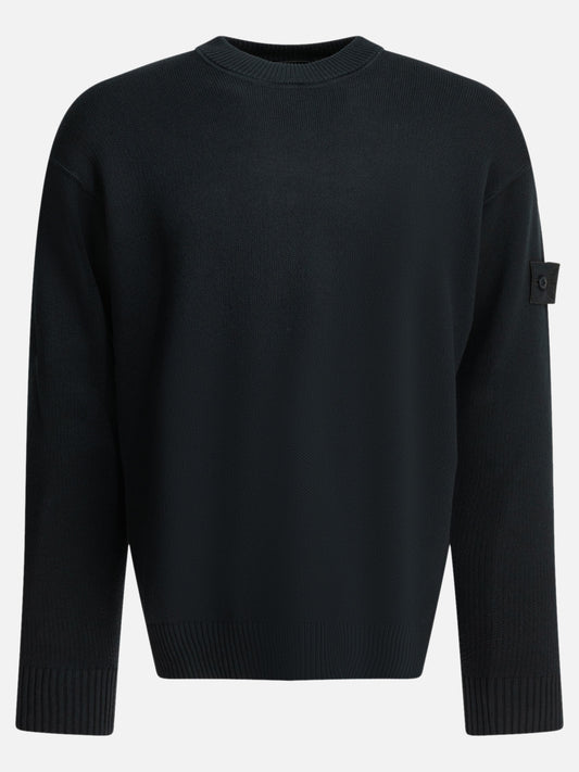 Crewneck sweaters Logo  Blue - Stone Island Men | VIETTI Online Store 
