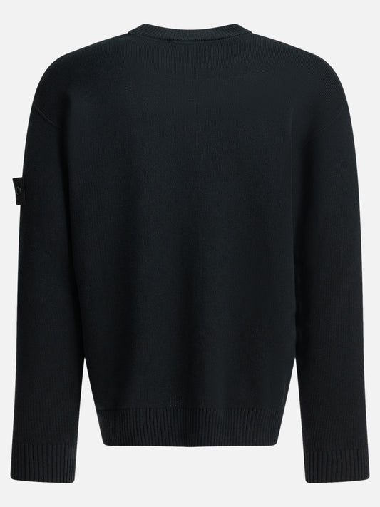 Crewneck sweaters Logo  Blue - Stone Island Men | VIETTI Online Store | 2
