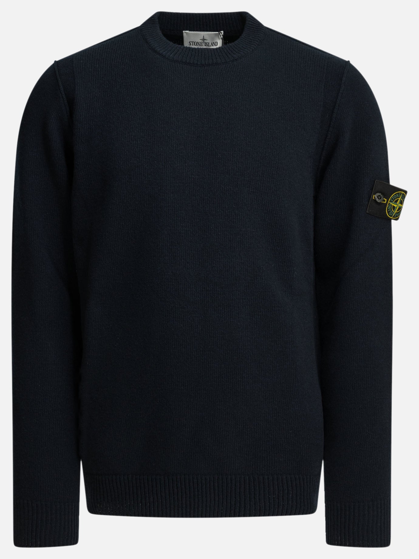 Crewneck sweaters Logo  Blue - Stone Island Men | PDP | VIETTI Online Store | Zoom-Modal
